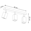 Lampa sufitowa SL.1037 ruchome reflektorki drewniane