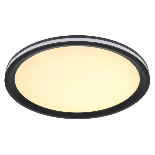 Okrągła lampa sufitowa Belissa 41588D LED 30W 3000K czarna biała
