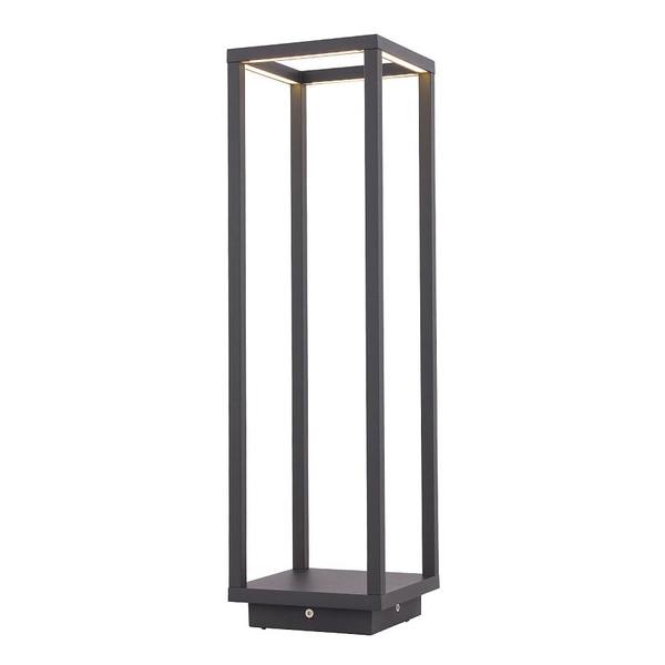 Lampa stojąca Symmetry 8180 klatka LED 7W 3000K do ogrodu grafitowa