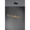 Wisząca lampa SALINAS 320310308 czarna złota LED 34W 3000K 150cm