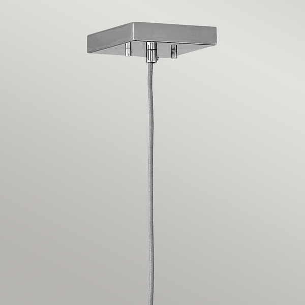 Wisząca lampa QN-ENSEMBLE1P-PN do salonu metal nikiel