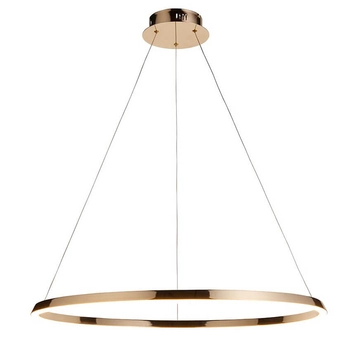 Metalowa lampa wisząca Staten 110958 LED 43,5W 3000K pierścień złoty