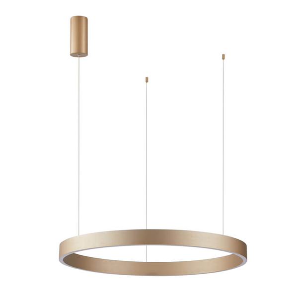 Ledowa lampa wisząca Brasco PND-56215D-100RPP-GD-3KS4K-TRDIMM Italux 100W 3000-4000K złoty