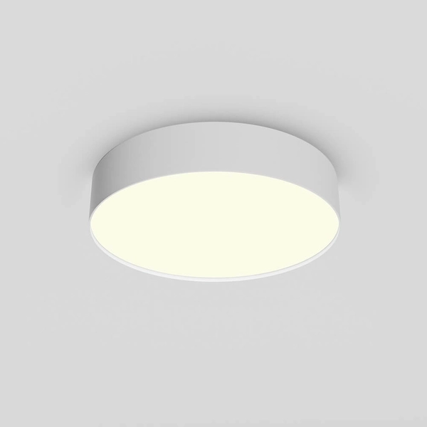 Nasufitowa lampa Zon C032CL-36W3K-RD-W Maytoni LED 36W 3000K okrąg biała