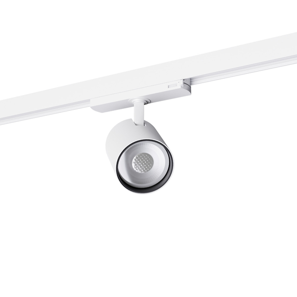 Metalowa lampa sufitowa trójfazowa OLAM 65660AT/W/W LED 20W 3000K tuba biała