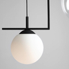 Kulista lampa wisząca Zac 1038H1 szklane kule do jadalni przezroczysty