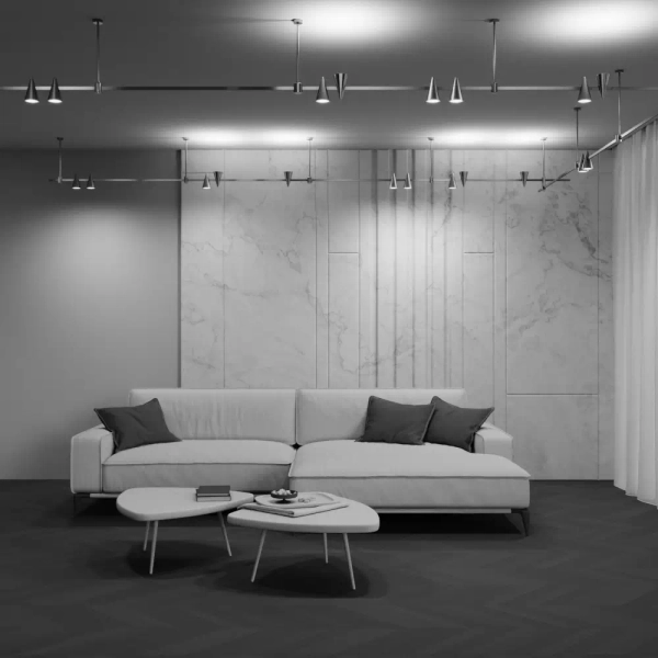 Lampa szynowa magnetyczna Keila TR146-1-5W2.7K-BS-DE LED 5W 2700K mosiądz