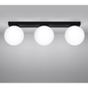 Lampa przysufitowa kule Yoli SL.1153 Sollux do jadalni białe czarne