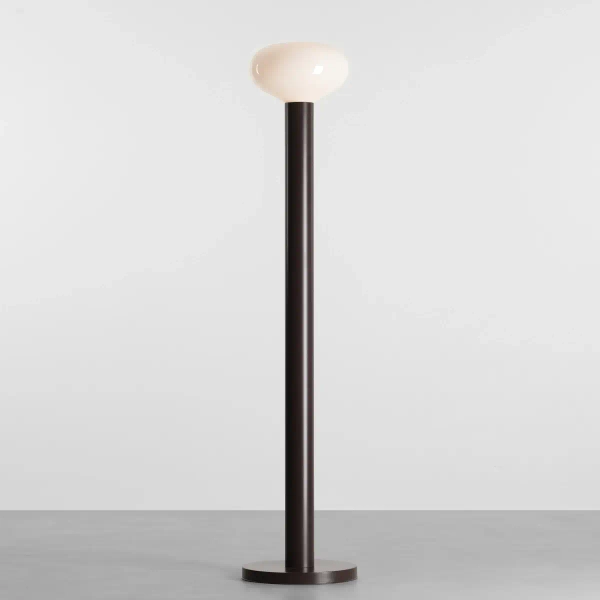 Stojąca owalna lampa Flo Floor Mokka 7000A28_M brązowa