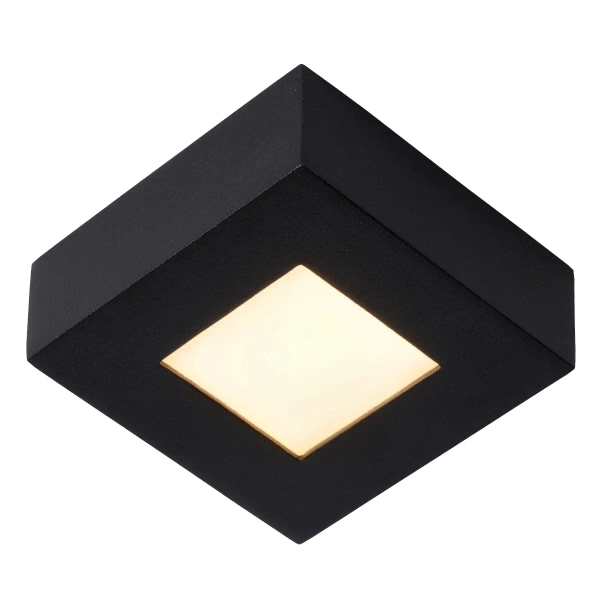 Sufitowa lampa do salonu BRICE-LED 28117/11/30 Lucide LED 8W 3000K IP44 kwadrat czarny