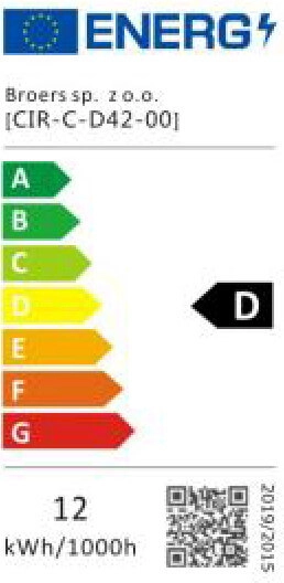 Nieregularny plafon Circulo CGCIRCULO42 COPEL LED 12W 3000K biały