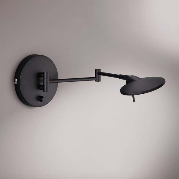 Czarna lampa ścienna Kazan 274770132 kinkiet LED 8W 3000K ruchomy