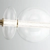 Wisząca lampa szklane kule Atomo QN-ATOMO-LP7-BG LED 46W 3000K złoty