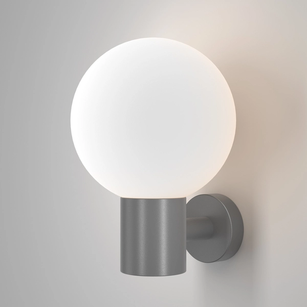 Lampa kinkiet tarasowa Bold O598WL-01GR Maytoni kula IP54 szara