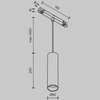 Magnetyczna lampa szynowa Focus TR041-4-12W3K-M-DS-B LED 12W 2700-6000K czarna