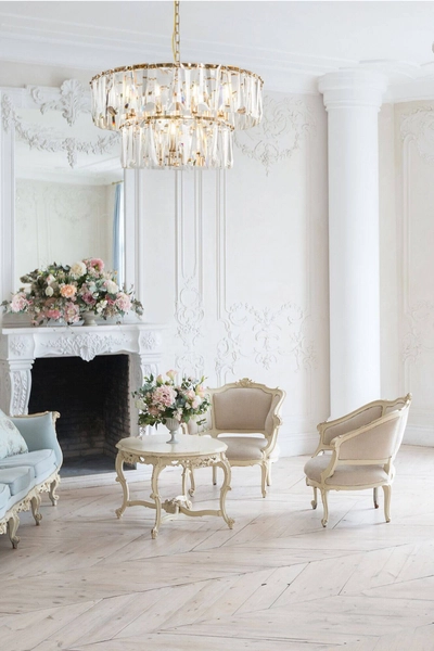 Regulowana lampa wisząca Puntes MOD043PL-12G crystal przeźroczysta