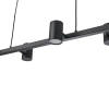 Wielopunktowa lampa wisząca Noe PL0111-BK Yaskr listwa do kuchni czarna