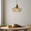 Metalowa lampa wisząca Kimberley 99498 druciana złota