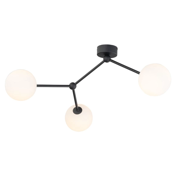 Molekułowa lampa sufitowa potrójna Fairy 4854 TK Lighting czarna biała