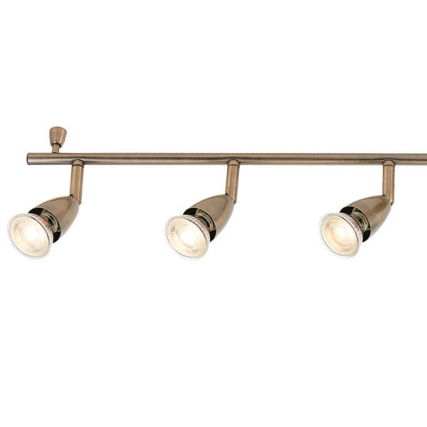 Lampa sufitowa Amalfi 61001 Saxby regulacja kąta światła mosiądz