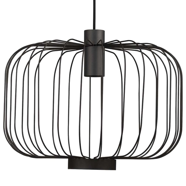 LAMPA wisząca ALLAN 6941 Nowodvorski metalowa OPRAWA industrialny zwis klatka czarna