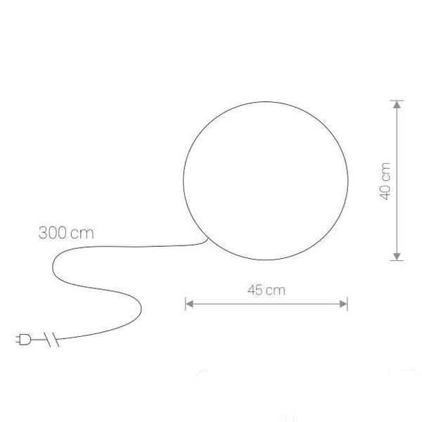 Ogrodowa LAMPA stojąca CUMULUS M 6977 Nowodvorski dekoracyjna OPRAWA kula ball outdoor IP44 biała