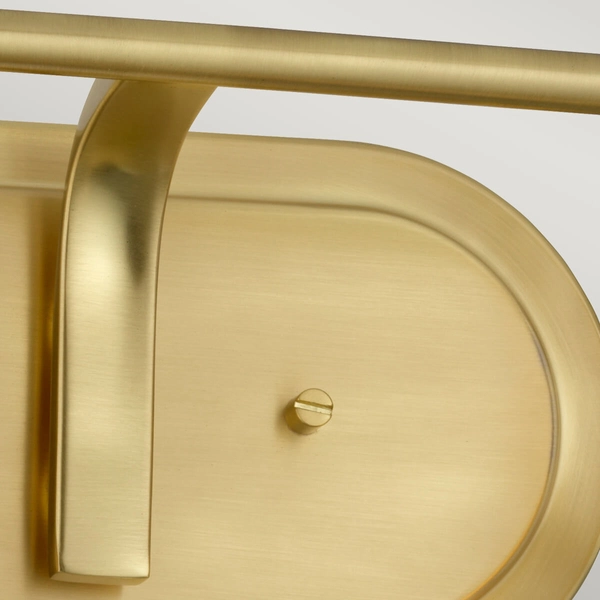 Ścienny kinkiet metalowy Braelyn QN-BRAELYN2-BB Quintiesse do kuchni IP44 złoty