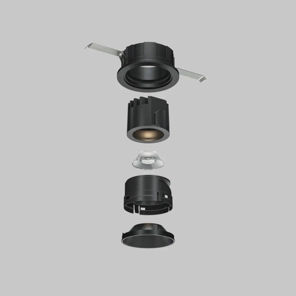 Obiektyw z wypustkami do lamp ⌀29 mm 50° Wise LensD29-50 biały