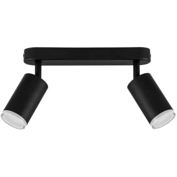 Podwójna regulowana lampa sufitowa ZENFARO LE45677 czarna