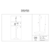 Okrągła lampa wisząca Gerhard MOD189PL-L18B3K1 Maytoni LED 26W 3000K czarna