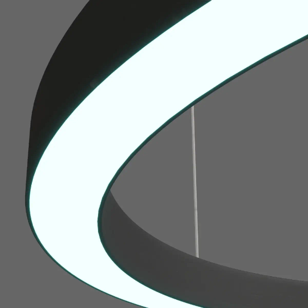 Nowoczesny żyrandol Aurum L PL0116-130-CCT-BK LED 55W CCT czarny