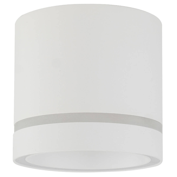 Lampa nasufitowa Jet 4334 do sypialni tuba rurka sopel biała