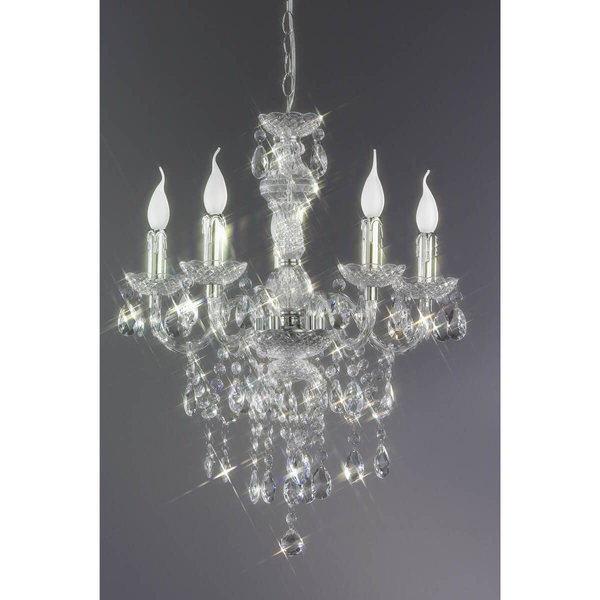 Pałacowy żyrandol Luster R1107-00 świecznikowy crystal przezroczysty