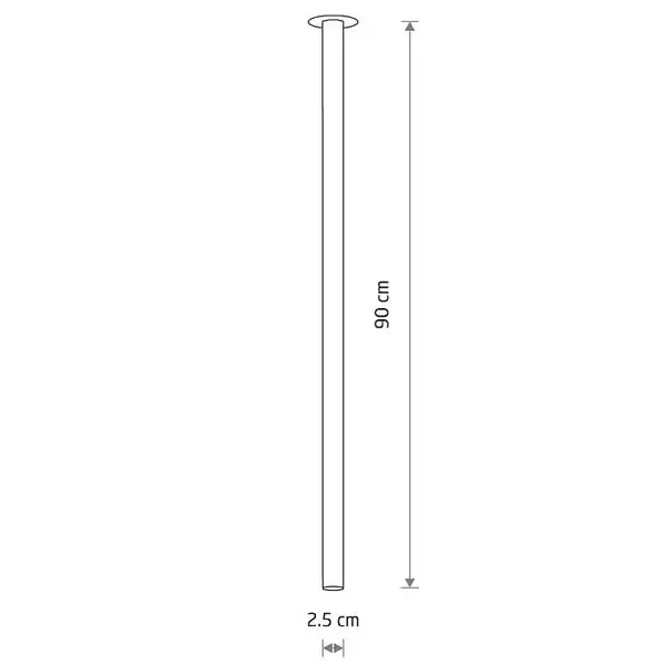 Lampa przysufitowa podtynkowa Laser 10916 punktowa miedziana