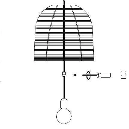 Zewnętrzna LAMPA wisząca GARDEN24 107990 Markslojd druciana OPRAWA zwis LED 2.86W na taras IP44 czarny
