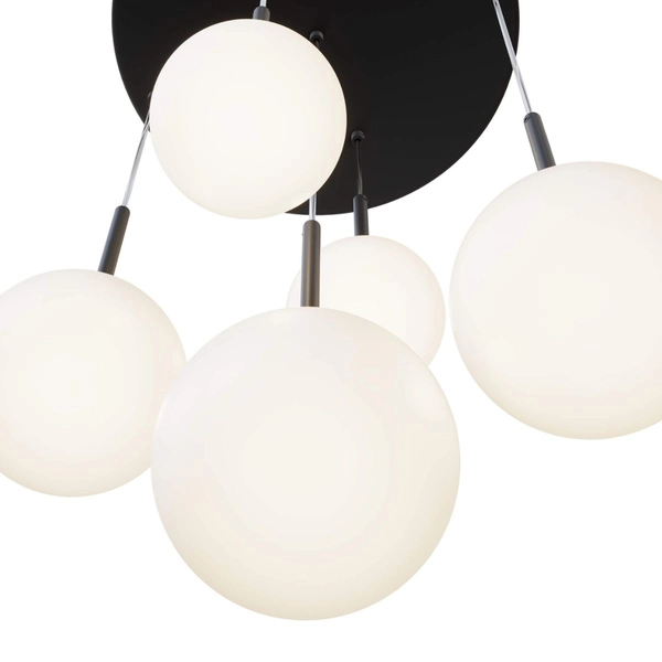Nowoczesna wisząca lampa Basic Form MOD321PL-05B balls czarne