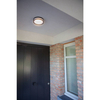 Sufitowa LAMPA plafon ROLA 6382201012 Lutec okrągła OPRAWA metalowy kinkiet LED 13W 3000K zewnętrzny IP54 czarny