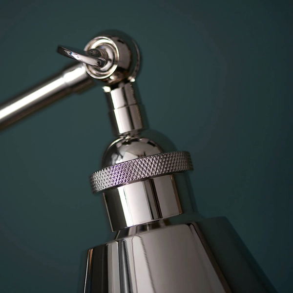 Biurkowa lampka regulowana Hal 97836 z włącznikiem srebrny