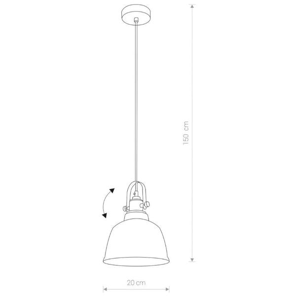 Wisząca LAMPA regulowana AMALFI 9153 Nowodvorski szklana OPRAWA industrialny ZWIS ruchomy złoty