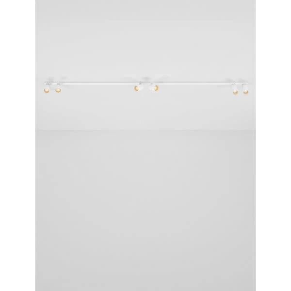 Wielopunktowa lampa sufitowa FALORIA LE45654 z regulacją tuby białe