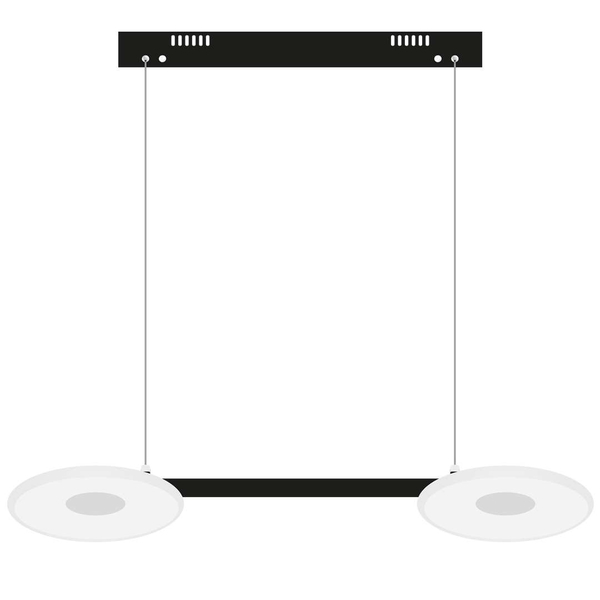 LAMPA wisząca GIRO ML236 Milagro OPRAWA dyski LED 20W 4000K listwa sufitowa okręgi biała