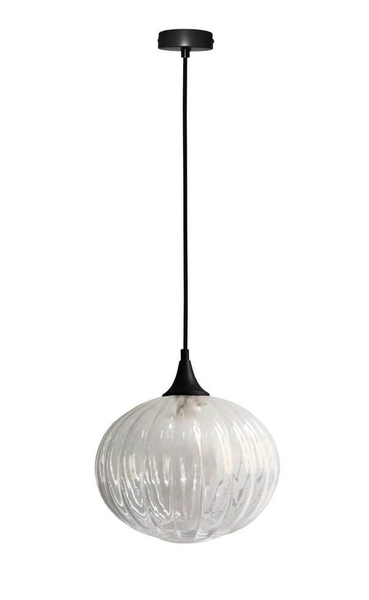 LAMPA wisząca EXETER 50101276 Candellux szklana OPRAWA zwis czarny