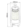 Latarenka do ogrodu KL-LYNDON-BT-A-BK Kichler LED 3W głośnik Bluetooth czarny