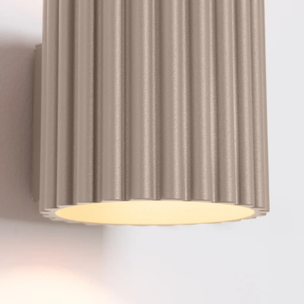 Kaszmirowa lampa ścienna AURA SL.1816 ryflowana G9