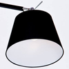 Lampa stojąca jadalniana Zyta AZ1849+AZ2600 regulowana z abażurem czarna