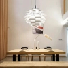 Lampa wisząca szyszka Prospettiva ABR-LW-PRO-70-B do salonu biała