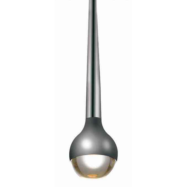 LAMPA wisząca Cappi Cromo Orlicki Design metalowa OPRAWA zwis LED 5W 3000K łezka chrom