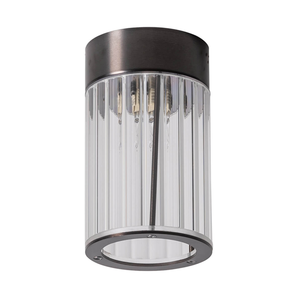 Lampa sufitowa Aria 1231 Zuma tubka przezroczysty tytanowy