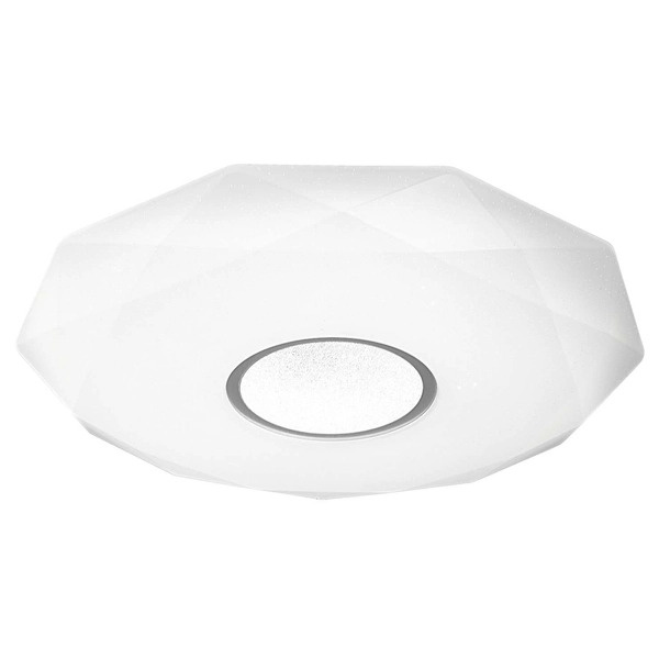 Plafon LAMPA sufitowa DIAMOND  313492 Polux geometryczna OPRAWA natynkowa LED 24W 3000K - 6500K do łazienki biała