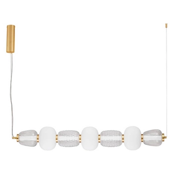 Zwisająca lampa nad stół ARROYOS LE44492 LED 42W 3000K biały złoty